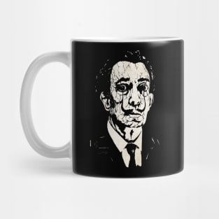 Salvador Dali Portrait Art Mug